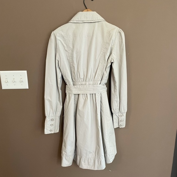 Vero Moda Lightweight‎ Button Front Trench Khaki M - Picture 3 of 4